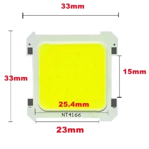 Led COB chip integrado alto brillo 3v — imagen 2