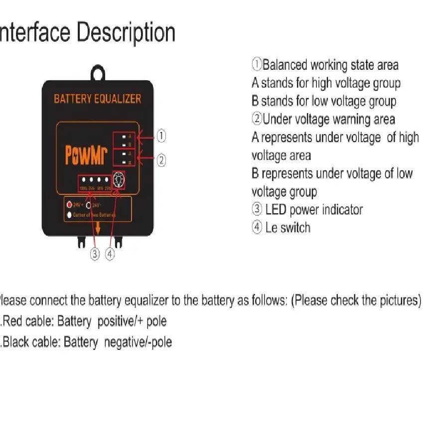 Balanceadores de baterías 24v PowMR — imagen 3