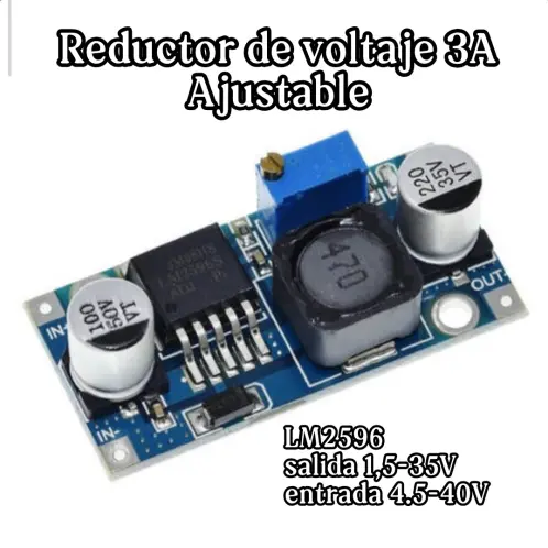 Reductor de voltaje ajustable 3A's photo #1