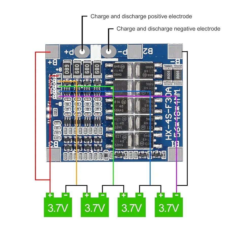 BMS 4S 30A 12.8v LifePo4's photo #1
