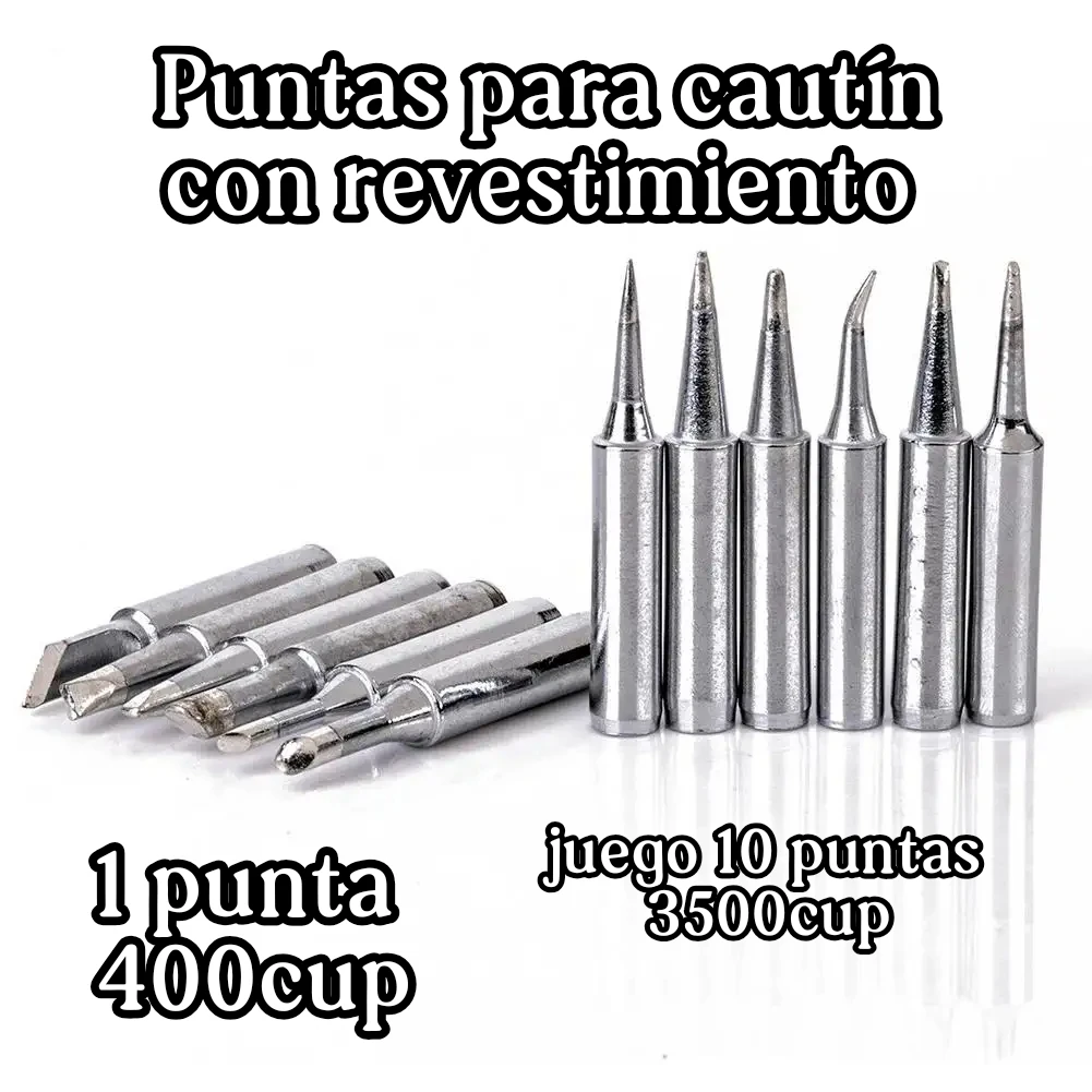 Juego 10 puntas cautín recubiertas's foto | Belinda Electrónica |  BizneCubano