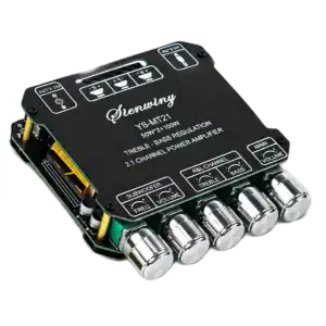 Amplificador 2x50w con 100w subwoofer miniatura 1
