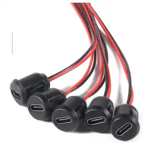 Conector USB tipo C (hembra) miniatura 3